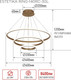 Миниатюра изображения товара Люстра INhome Estetika Ring-140RC-3GL / 4690612062488
