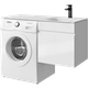 Миниатюра изображения товара Тумба под умывальник Aqwella под стиральную машину Duet DU01051