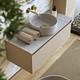 Миниатюра изображения товара Тумба под умывальник Aqwella Geometria GE01101MD+STG1014X456GS