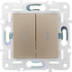 Миниатюра изображения товара Выключатель IEK Skandy SK-V20-1-10-K98 (песочный)