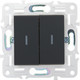 Миниатюра изображения товара Выключатель IEK Skandy SK-V22-1-10-K53 (графит)