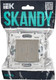 Миниатюра изображения товара Выключатель IEK Skandy SK-V20-1-10-K37 (шампань)