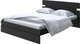 Миниатюра изображения товара Полуторная кровать Proson Milton 140x190 (черный)