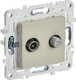 Миниатюра изображения товара Розетка IEK Skandy SK-AF20-O-K10 (бежевый)