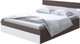 Миниатюра изображения товара Полуторная кровать Proson Milton с ПМ 140x200 (ясень шимо темный/белый)
