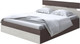 Миниатюра изображения товара Полуторная кровать Proson Milton с ПМ 140x200 (ясень шимо темный/дуб шамони светлый 124)