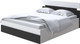 Миниатюра изображения товара Полуторная кровать Proson Milton с ПМ 140x190 (белый/черный)