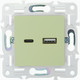Миниатюра изображения товара Розетка IEK Skandy SK-U22-018-K06 (мятный)