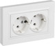 Миниатюра изображения товара Розетка IEK Brite BR-R27-16-K91-F (арктический белый)