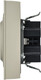 Миниатюра изображения товара Розетка IEK Brite BR-R28-16-K10-F (бежевый)