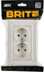 Миниатюра изображения товара Розетка IEK Brite BR-R28-16-K36-F (жемчуг)