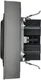 Миниатюра изображения товара Розетка IEK Brite BR-R28-16-K46-F (стальной)