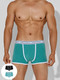 Миниатюра изображения товара Комплект мужских трусов Mark Formelle 411165-2 (р.86-96, персидский зеленый/черный)