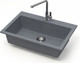 Миниатюра изображения товара Мойка кухонная Marrbaxx 39/Q8 / F039Q008 (темно-серый)