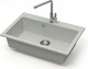 Миниатюра изображения товара Мойка кухонная Marrbaxx 39/Q10 / F039Q010 (светло-серый)