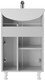 Миниатюра изображения товара Тумба под умывальник Айсберг Уют 55 Промо с верхним ящиком В1