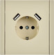 Миниатюра изображения товара Розетка IEK Forte&Piano FP-R14-16-U21-D31-K10 (ваниль)