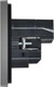 Миниатюра изображения товара Розетка IEK Forte&Piano FP-R14-16-U21-D31-K46 (стальной)
