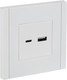 Миниатюра изображения товара Розетка IEK Forte&Piano FP-U22-018-K01 (белый)