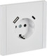 Миниатюра изображения товара Розетка IEK Forte&Piano FP-R14-16-U22-018-K01 (белый)
