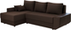 Миниатюра изображения товара Диван угловой Sundays Home Нью-Йорк (велюр коричневый)