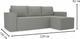 Миниатюра изображения товара Диван угловой Sundays Home Лофт (велюр серый)