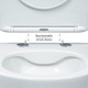 Миниатюра изображения товара Унитаз подвесной с инсталляцией Berges Ventas Rimless + Visam Slim 525 / EX-043241 (с сиденьем)