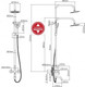 Миниатюра изображения товара Душевая система со смесителем Wisent WP735-002