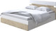 Миниатюра изображения товара Полуторная кровать Proson Milton с ПМ 140x190 (белый/бунратти)