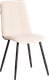 Миниатюра изображения товара Стул Tetchair Asti Trend велюр (молочный/черный)