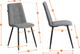 Миниатюра изображения товара Стул Tetchair Asti Trend велюр (серый/черный)