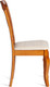 Миниатюра изображения товара Набор стульев Tetchair Aphrodite 46x54x99 (2шт, дерево гевея/Espresso/ткань кремовая с рисунком А04)