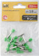 Миниатюра изображения товара Набор наконечников для кабеля IEK UGN10-4-006-06-18 (20шт, светло-зеленый)