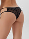 Миниатюра изображения товара Комплект женских трусов Mark Formelle 412438-3 (р.98, бантики на черном-1)