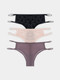 Миниатюра изображения товара Комплект женских трусов Mark Formelle 412438-3 (р.106, бантики на черном-1)