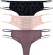 Миниатюра изображения товара Комплект женских трусов Mark Formelle 412438-3 (р.106, бантики на черном-1)