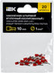 Миниатюра изображения товара Набор наконечников для кабеля IEK UGN11-001-010-020 (20шт, темно-красный)