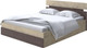 Миниатюра изображения товара Полуторная кровать Proson Milton с ПМ 140x200 (бунратти/ясень шимо темный)