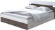 Миниатюра изображения товара Двуспальная кровать Proson Milton с ПМ 160x200 (белый/ясень шимо темный)