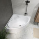 Миниатюра изображения товара Ванна акриловая Lauter Riviera 150x150 / 21050150 (с каркасом, лицевым экраном и сифоном 21Y11030 хром)