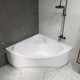 Миниатюра изображения товара Ванна акриловая Lauter Riviera 150x150 / 21050150 (с каркасом, лицевым экраном и сифоном 21Y11030 хром)