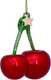 Миниатюра изображения товара Елочная игрушка Vondels Вишня / 1202510080018