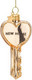 Миниатюра изображения товара Елочная игрушка Vondels Ключик / 1250101075035 (золотой)
