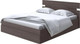 Миниатюра изображения товара Двуспальная кровать Proson Milton с ПМ 180x190 (ясень шимо темный)