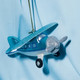 Миниатюра изображения товара Елочная игрушка Vondels Самолетик / 1207000999535 (синий)