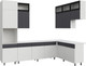 Миниатюра изображения товара Кухонный гарнитур Mio Tesoro К София 3x1.8 (белый/бланж/графит матовый/черный/антарес)