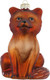 Миниатюра изображения товара Елочная игрушка Inge's Christmas Figural Glass Ornaments Лисенок / 64699H120