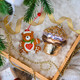 Миниатюра изображения товара Елочная игрушка Inge's Christmas Figural Glass Ornaments  Маффин / 64819H120
