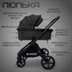 Миниатюра изображения товара Детская универсальная коляска Bubago Gaudi 3в1 / BG 195-3 (черный)