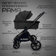 Миниатюра изображения товара Детская универсальная коляска Bubago Gaudi 3в1 / BG 195-3 (черный)
